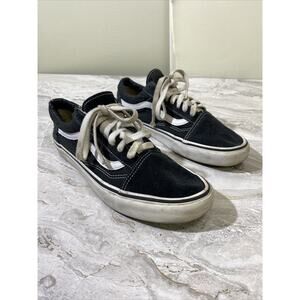 Vans Old Skool Skateboard Classic‎ Black White M/W 9/10.5 Tennis Shoes